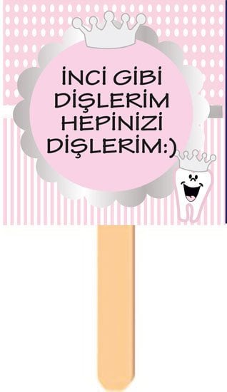 Diş Buğdayı Kız Temalı Konuşma Balonu 5