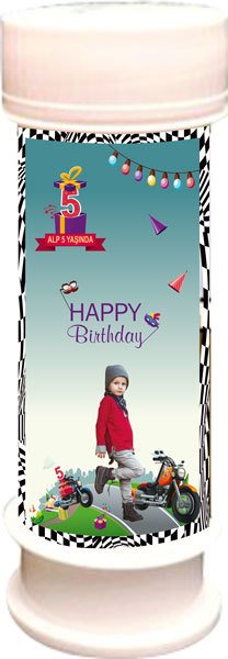 Motor Temalı Kişiye Özel Köpük 6 Adet