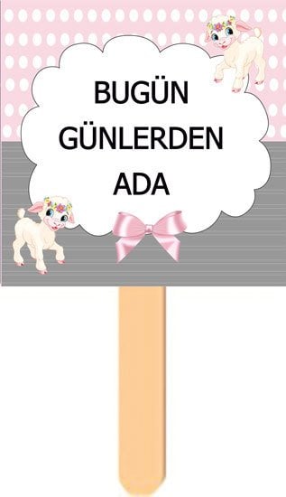 Kuzu Temalı Konuşma Balonu 9