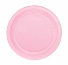 Pembe Plastik Tabak 25 Adet