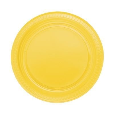 Sarı Plastik Tabak 25 Adet