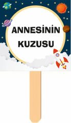 Uzay Temalı Konuşma Balonu 2