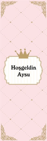 Prenses Temalı Kişiye Özel Kitap Ayracı 6 Adet