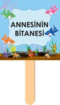 Sevimli Köpek Balığı Temalı Konuşma Balonu 3