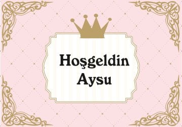 Prenses Temalı Kişiye Özel Afiş