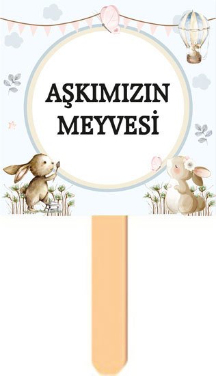 Tavşan Temalı Konuşma Balonu 5