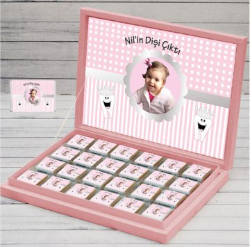 Diş Buğdayı Kız Kişiye Özel Çikolata