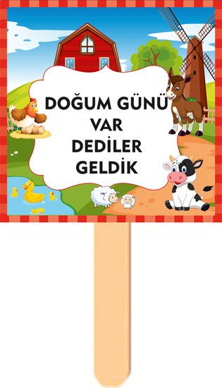 Çiftlik Temalı Konuşma Balonu 1
