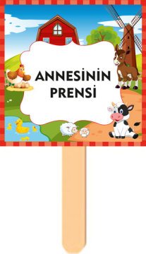 Çiftlik Temalı Konuşma Balonu 5