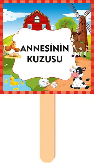 Çiftlik Temalı Konuşma Balonu 8