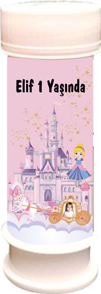 Prenses 2 Temalı Kişiye Özel Köpük 6 Adet