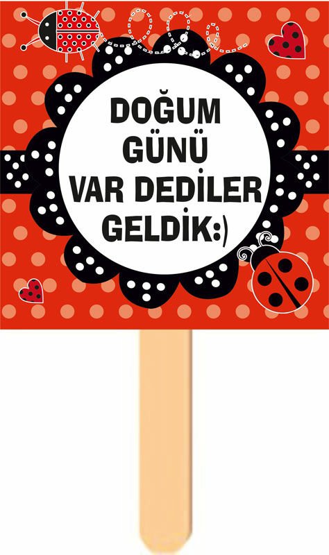 Uğur Böceği 2 Temalı Konuşma Balonu 10