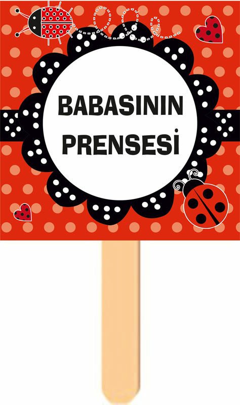 Uğur Böceği 2 Temalı Konuşma Balonu 2