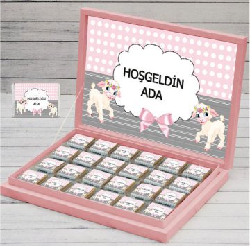 Kuzu Temalı Kişiye Özel Çikolata