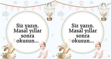 Tavşan Temalı Diş Buğdayı Kız Kişiye Özel Hatıra Kartı 6 Adet