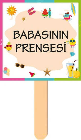 Yaz Temalı Konuşma Balonu 4