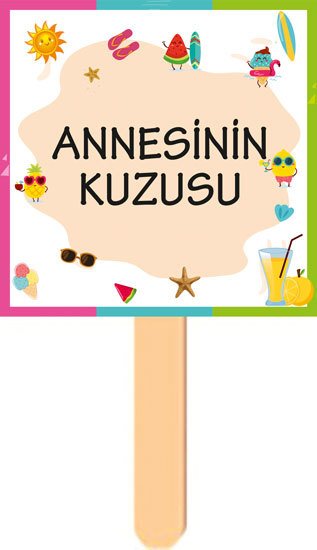 Yaz Temalı Konuşma Balonu 5