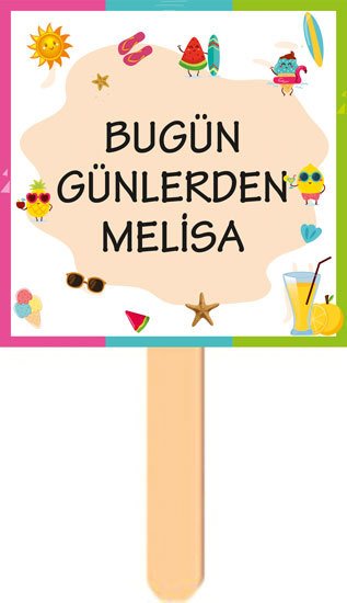 Yaz Temalı Konuşma Balonu 7