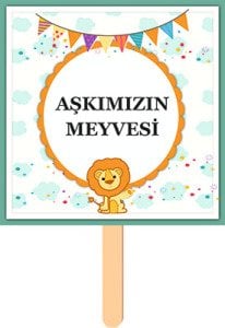 Sevimli Aslan Konuşma Balonu 1