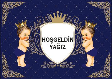 Prens Temalı Kişiye Özel Afiş