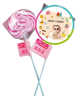 Yaz Temalı Kişiye Özel Şeker 6 Adet