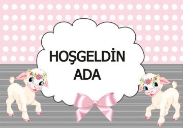 Kuzu Temalı Kişiye Özel Afiş