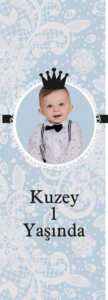 Prens 1 Temalı Kişiye Özel Kitap Ayracı 6 Adet