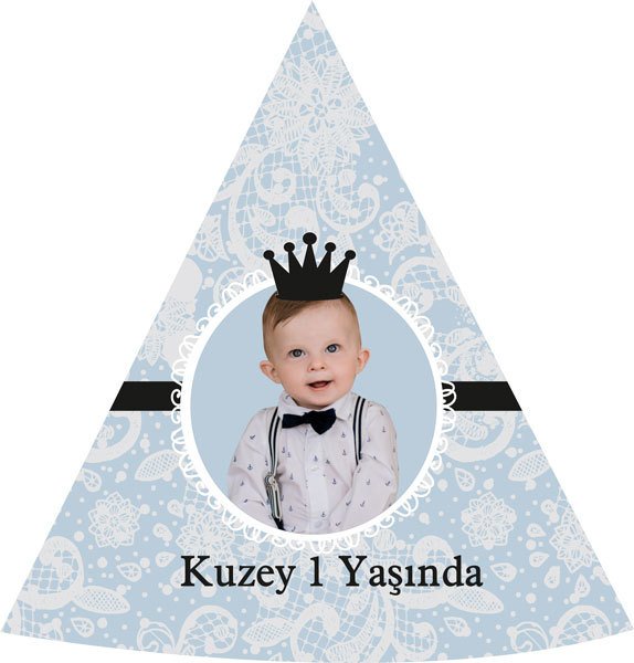 Prens 1 Temalı Kişiye Özel Şapka 6 Adet