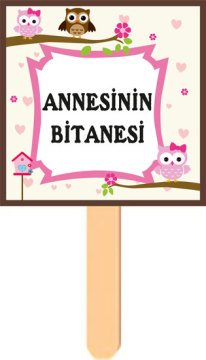 Baykuş Temalı Konuşma Balonu 8