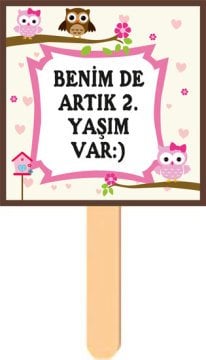 Baykuş Temalı Konuşma Balonu 12