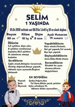 Prens 2 Temalı Kişiye Özel Anı Mangeti  1 Adet