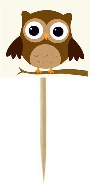 Baykuş Temalı Küçük Kürdan3   12 Adet