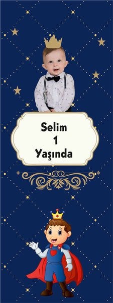 Prens 2 Temalı Kişiye Özel Kitap Ayracı 6 Adet