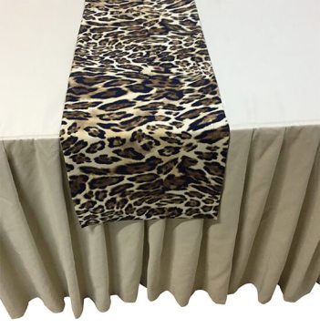 Leopar Desenli Vizkon Kumaş Ranner