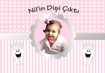 Diş Buğdayı Kız Temalı Kişiye Özel Afiş