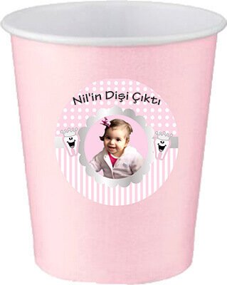 Diş Buğdayı Kız Kişiye Özel Bardak 6 Adet