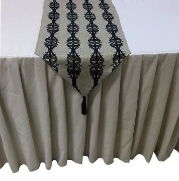 Özel Tasarım Kumaştan Keten Ranner