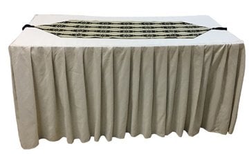 Özel Tasarım Kumaştan Keten Ranner