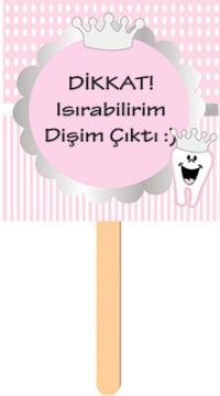 Diş Buğdayı Kız Konuşma Balonu 3