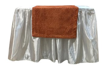 Kadife Kumaşten Turuncu Ranner