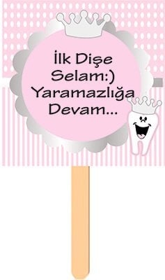 Diş Buğdayı Kız Konuşma Balonu 2