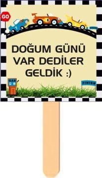 Ralli Yarışı Temalı Konuşma Balonu 1