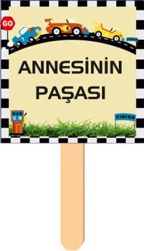 Ralli Yarışı Temalı Konuşma Balonu 2