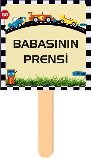 Ralli Yarışı Temalı Konuşma Balonu 6