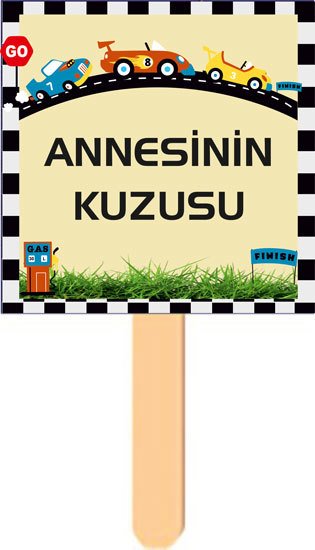Ralli Yarışı Temalı Konuşma Balonu 8