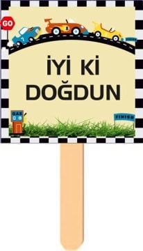 Ralli Yarışı Temalı Konuşma Balonu 11
