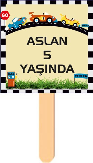 Ralli Yarışı Temalı Konuşma Balonu 12
