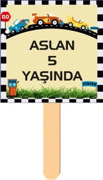 Ralli Yarışı Temalı Konuşma Balonu 12