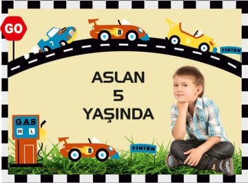 Ralli Yarışı Temalı Kişiye Özel Magnet 10 Adet