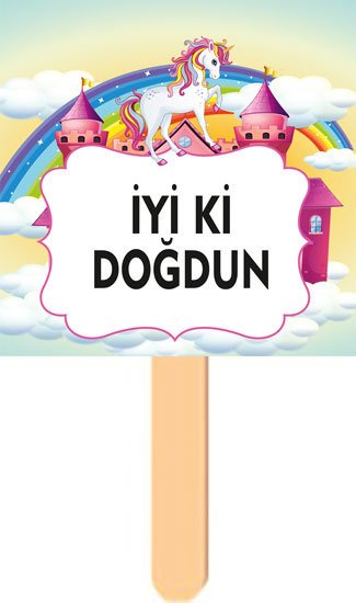 Unicorn Temalı Konuşma Balonu 7